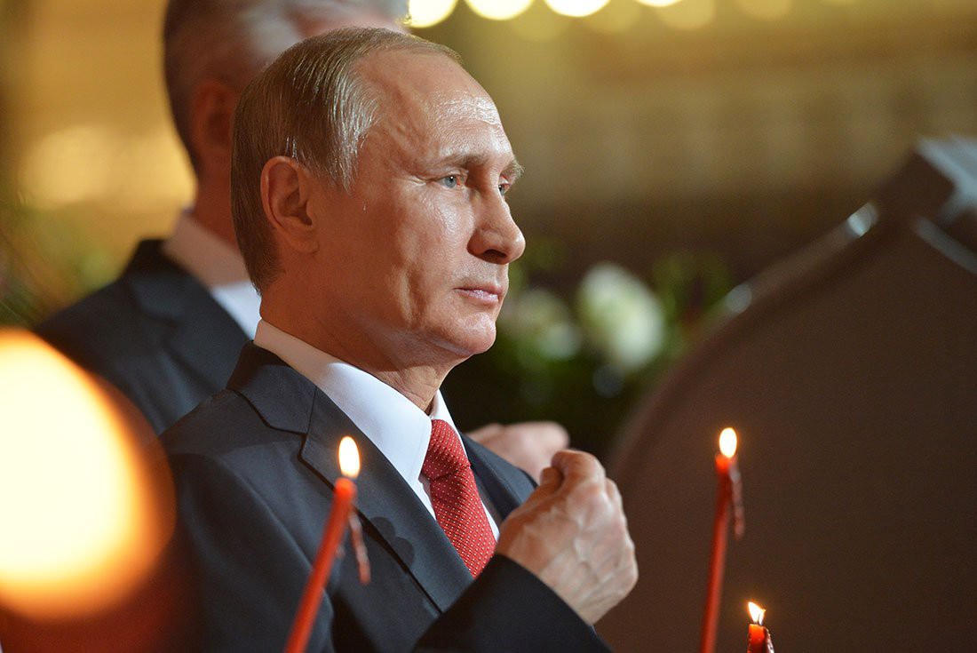 Путин поздравил россиян с Рождеством