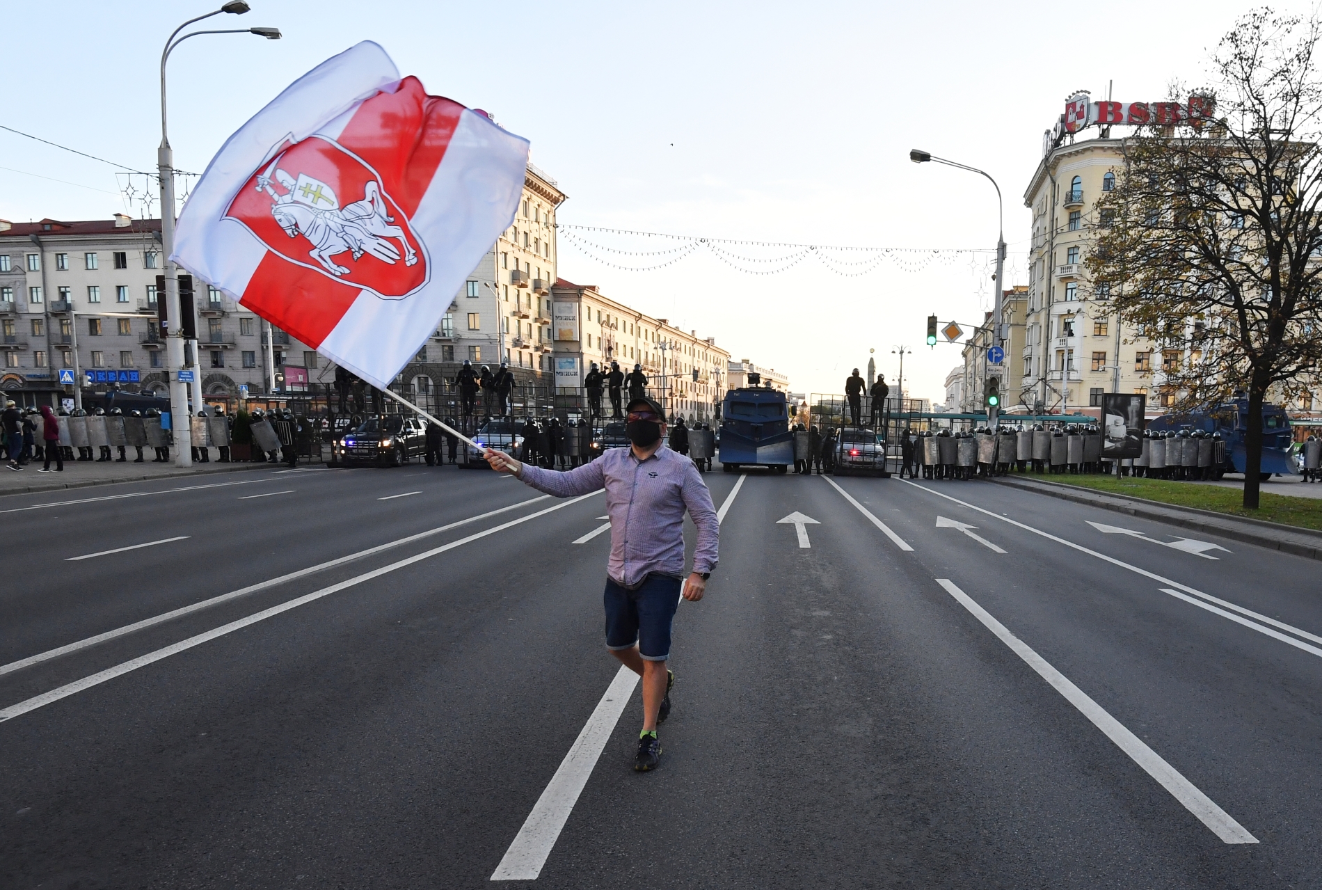 В акциях протеста в Беларуси 20 сентября приняли участие более 20 тыс. человек