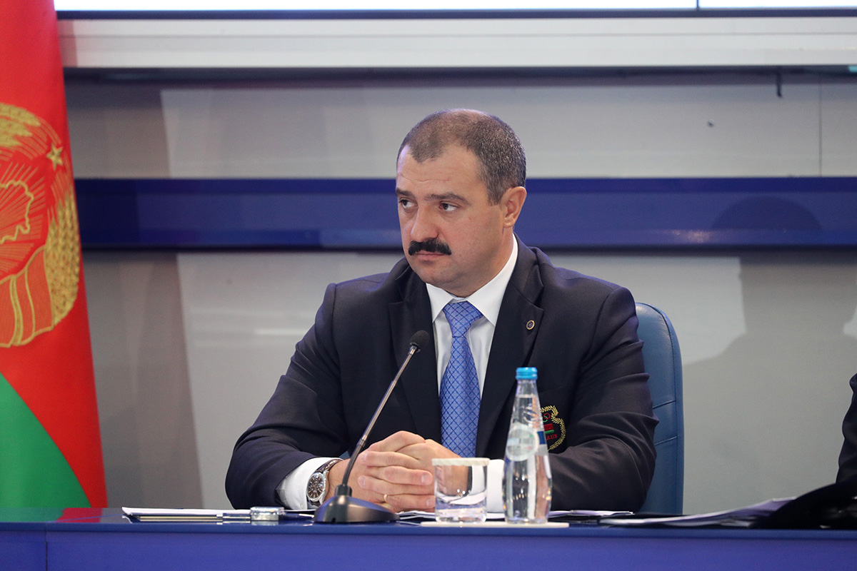 Виктор Лукашенко избран первым вице-президентом НОК Беларуси