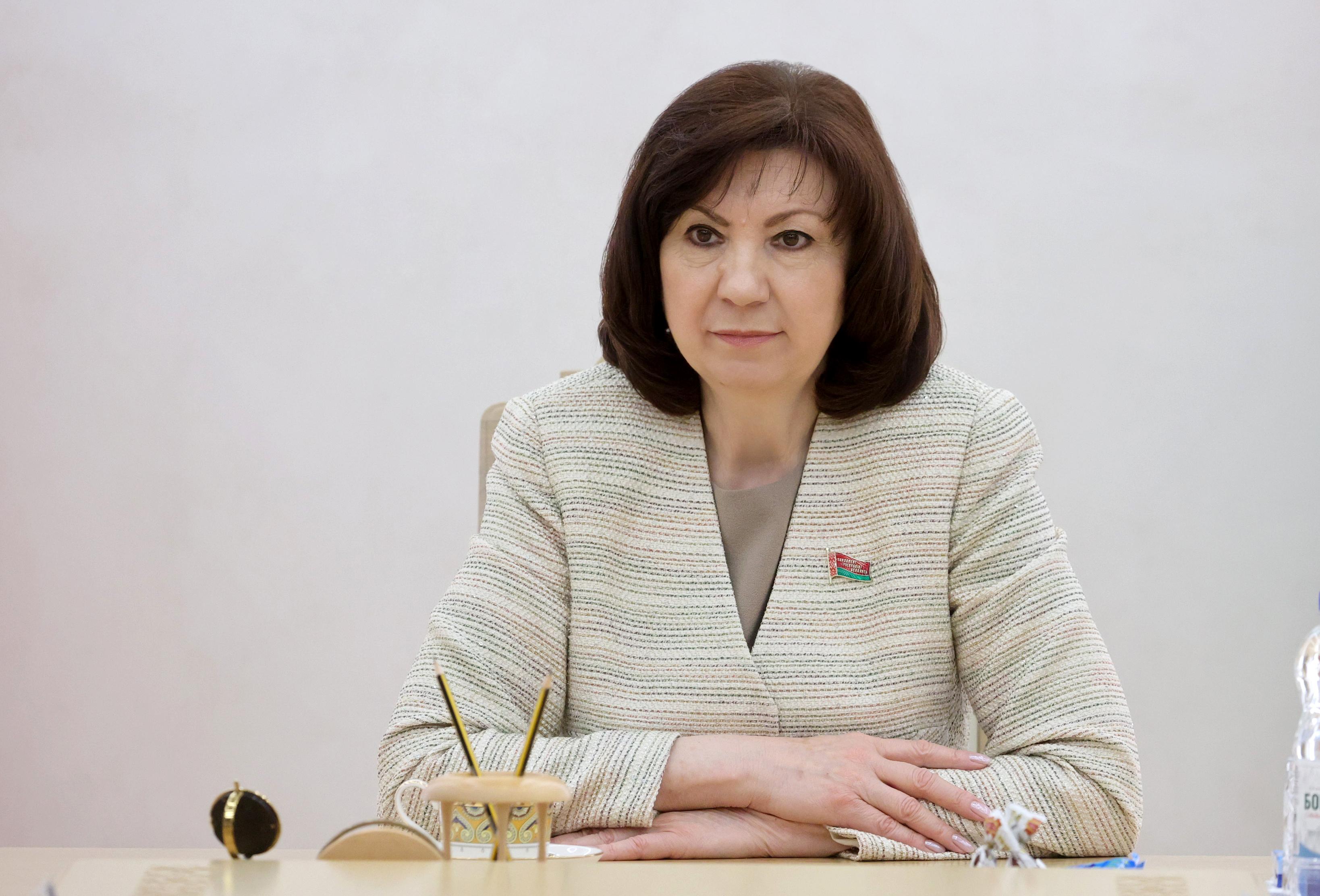 В Беларуси главой Совета Республики единогласно избрана Наталья Кочанова