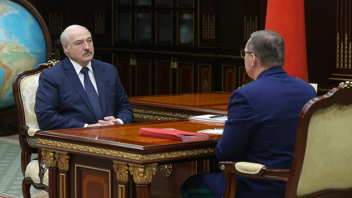 О чем генпрокурор доложил Александру Лукашенко?