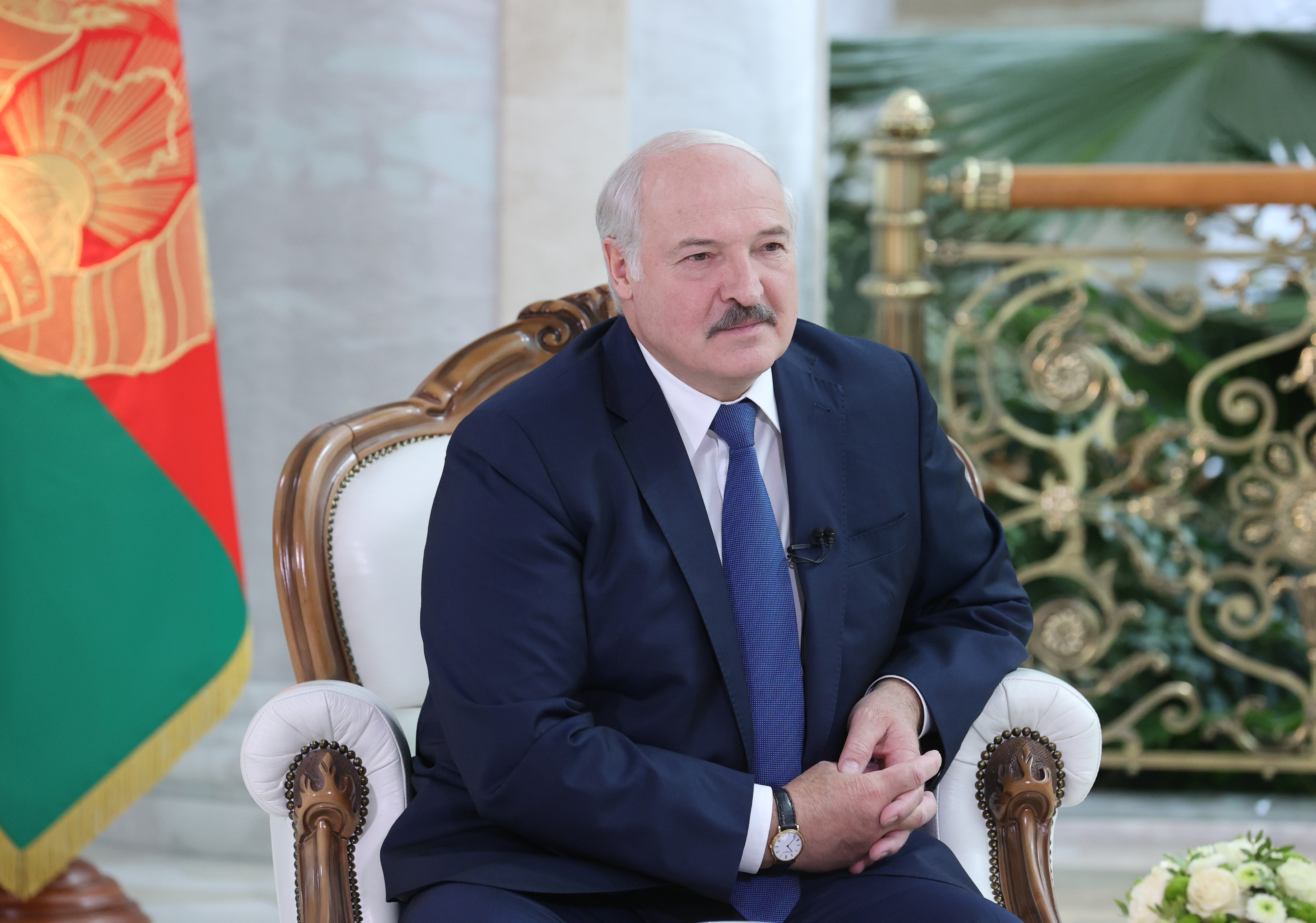 Александр Лукашенко дал интервью телеканалу Sky News Arabia