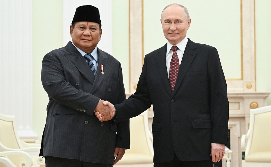 Путин: у России и Индонезии хорошие перспективы сотрудничества в области энергетики