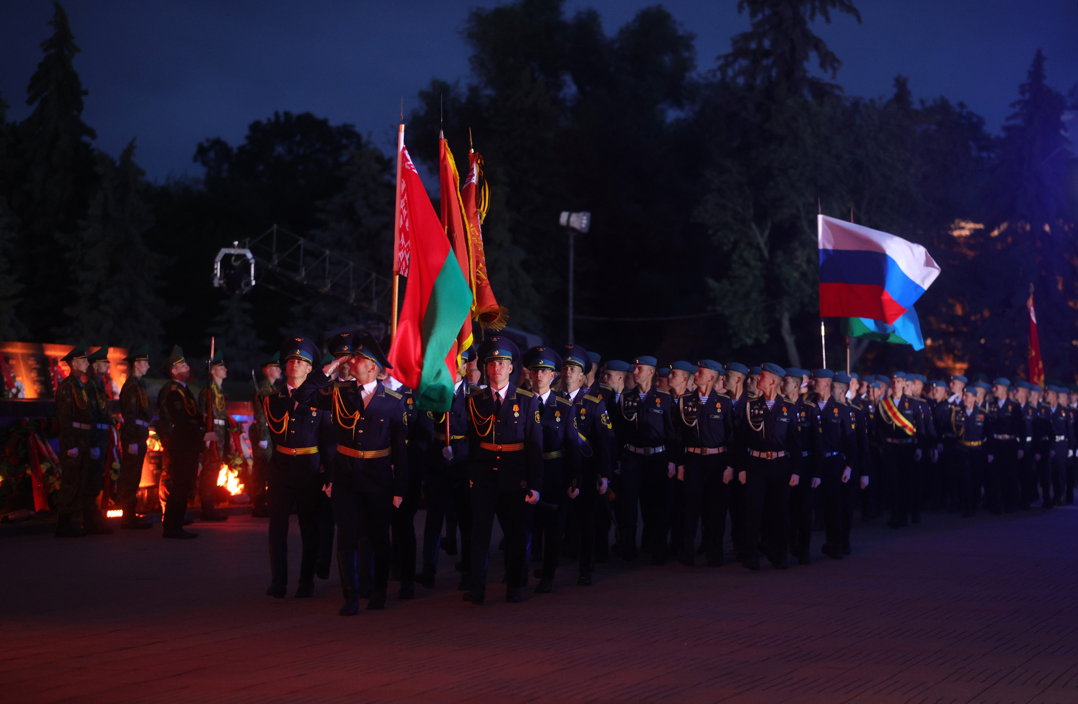 Ранним утром 22 июня в Брестской крепости прошли памятные мероприятия к годовщине начала Великой Отечественной войны