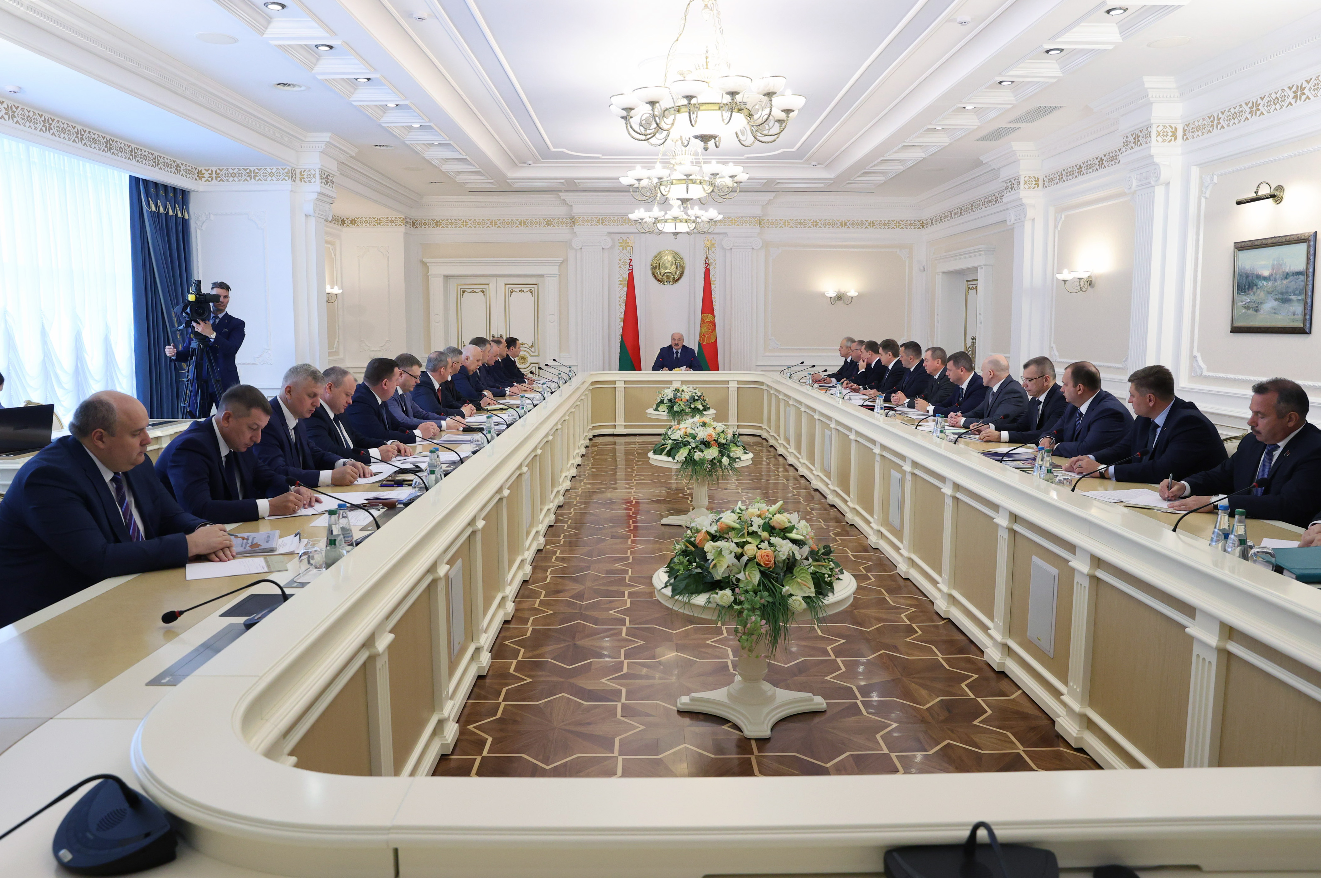Совещание у Президента Беларуси о противодействии санкционным мерам