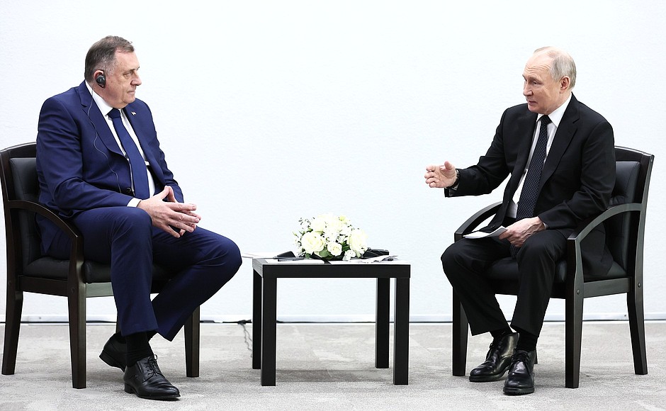 Путин: отношения России и Республики Сербской носят абсолютно созидательный характер