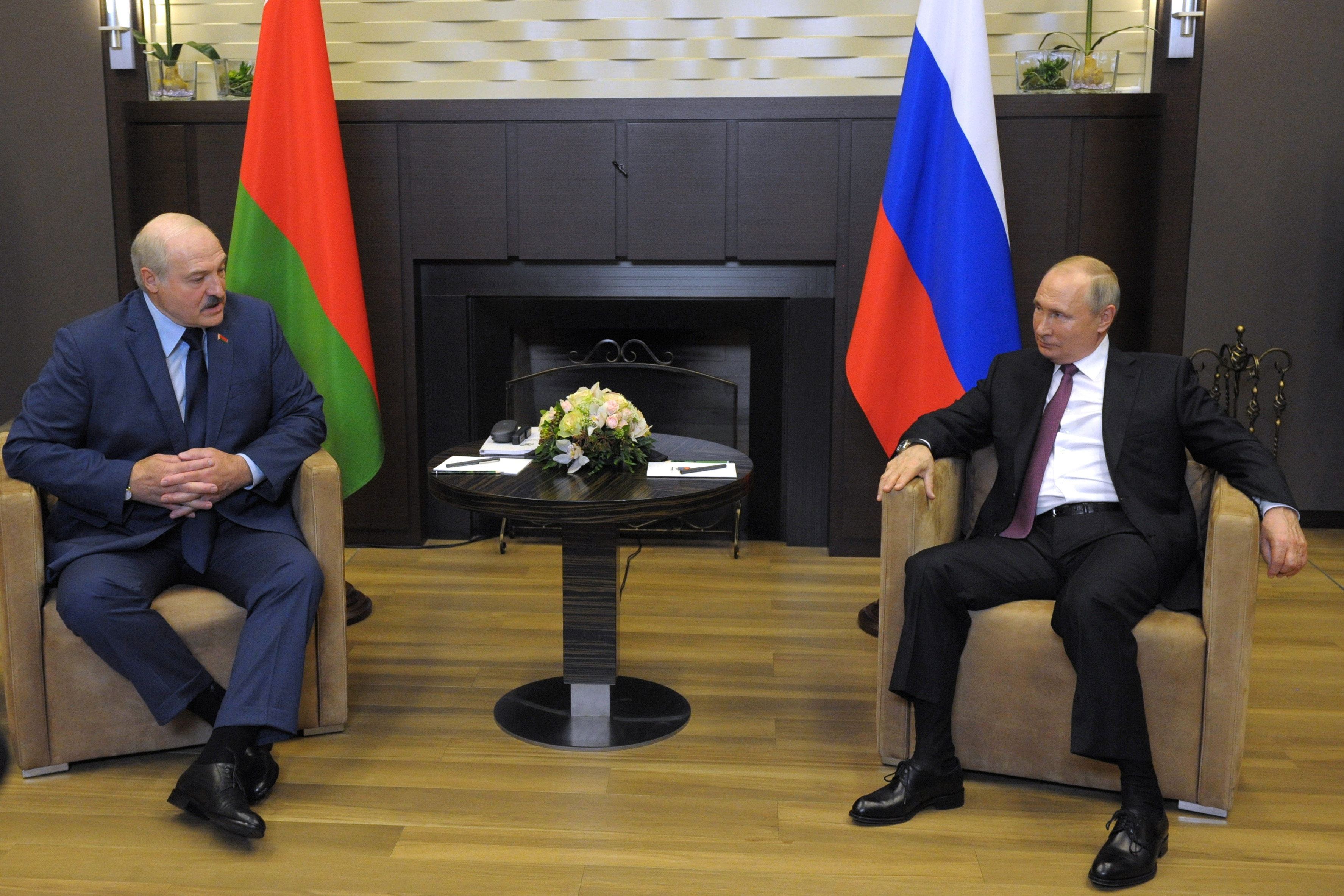 Встреча Владимира Путина  и Александра Лукашенко состоялась в сочинской резиденции Бочаров Ручей