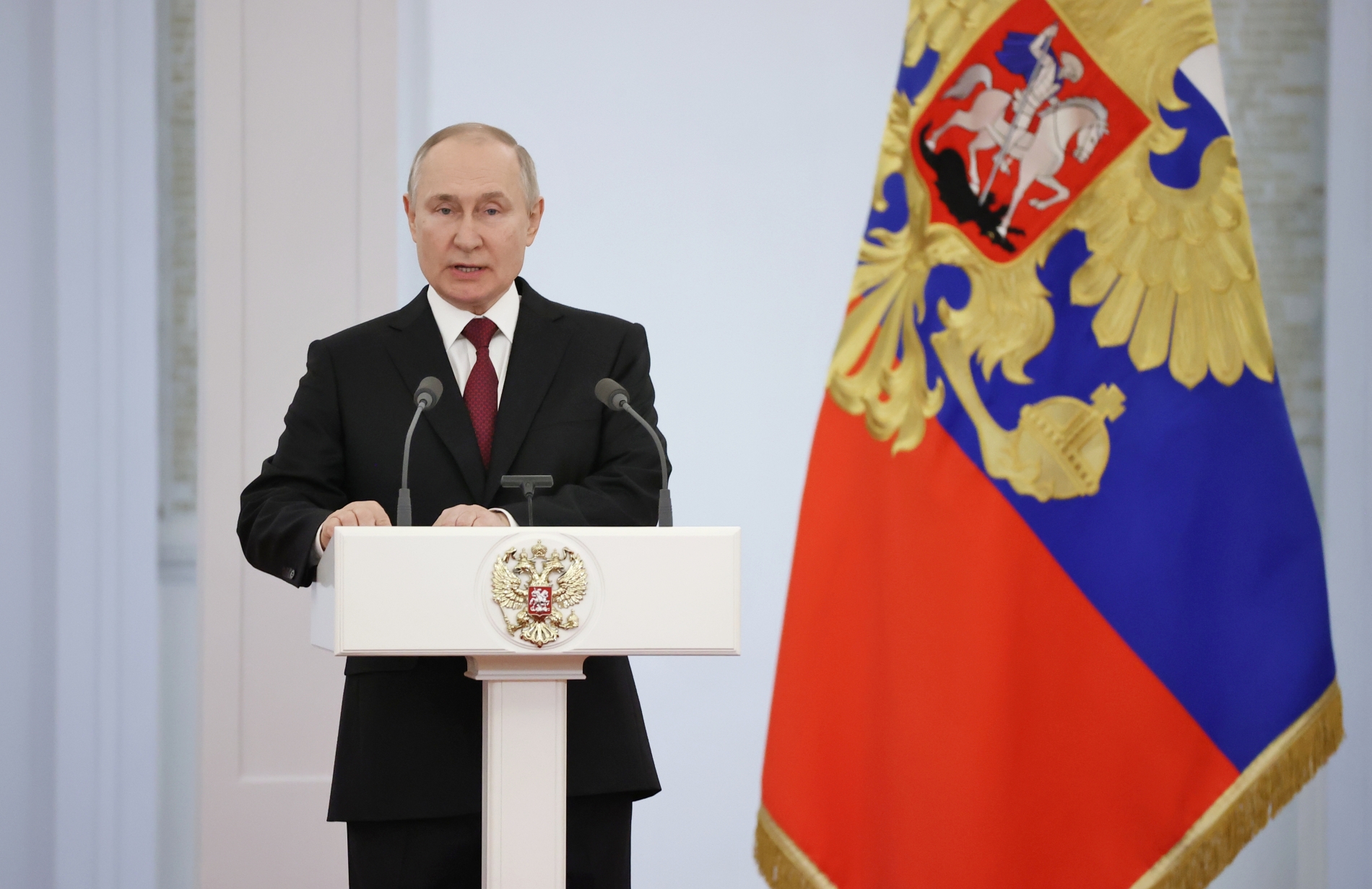 Владимир Путин принял участие в ежегодном расширенном заседании коллегии МВД России