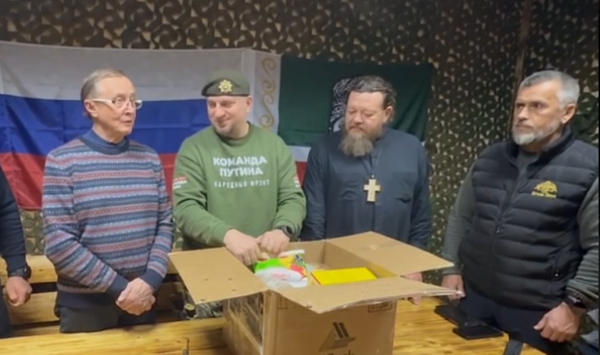 Поддержка защитников Отечества: Николай Бурляев посетил бойцов "Ахмат"