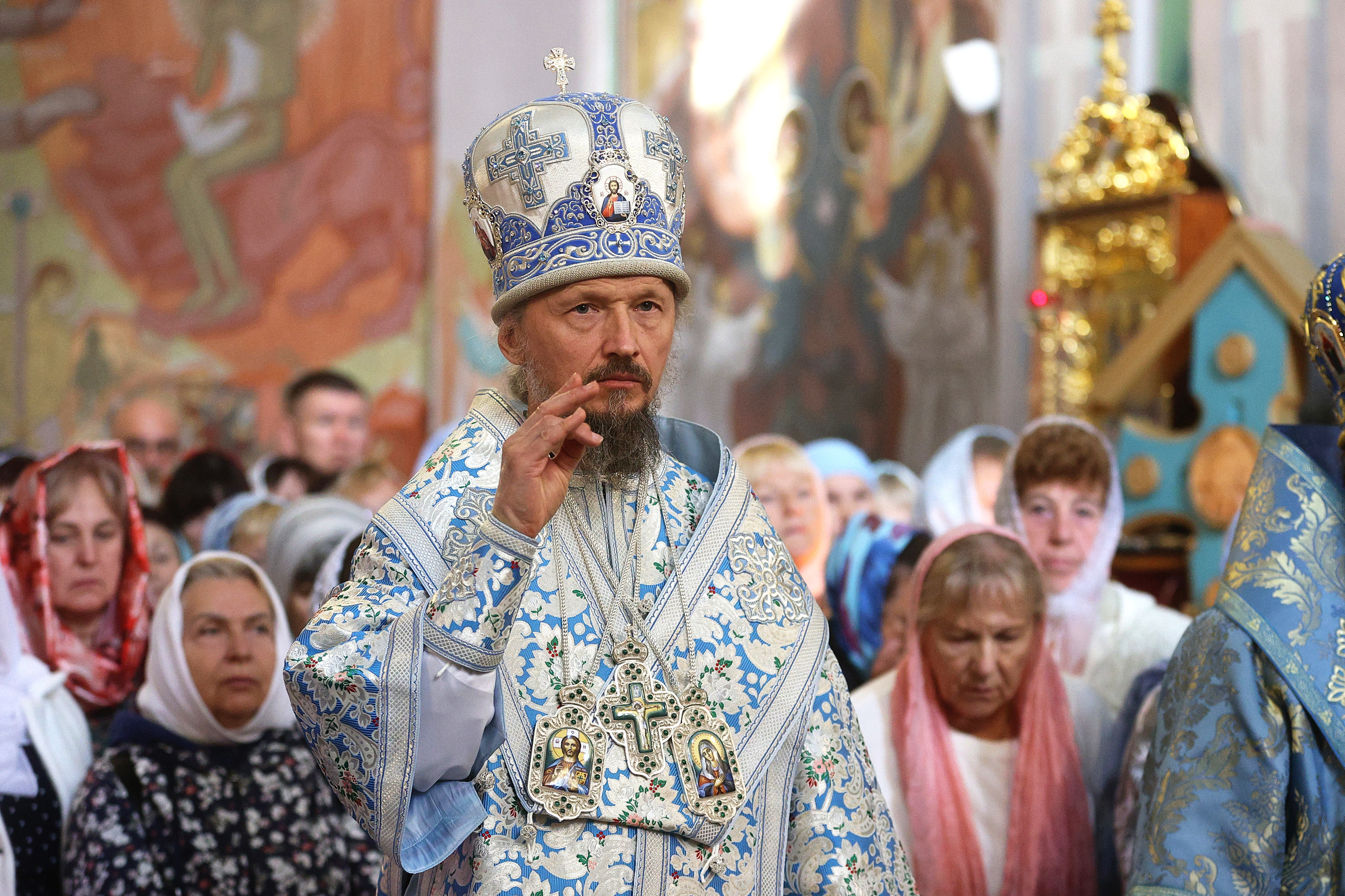 Патриарший Экзарх Всея Беларуси поздравил с Рождеством Христовым и Новолетием