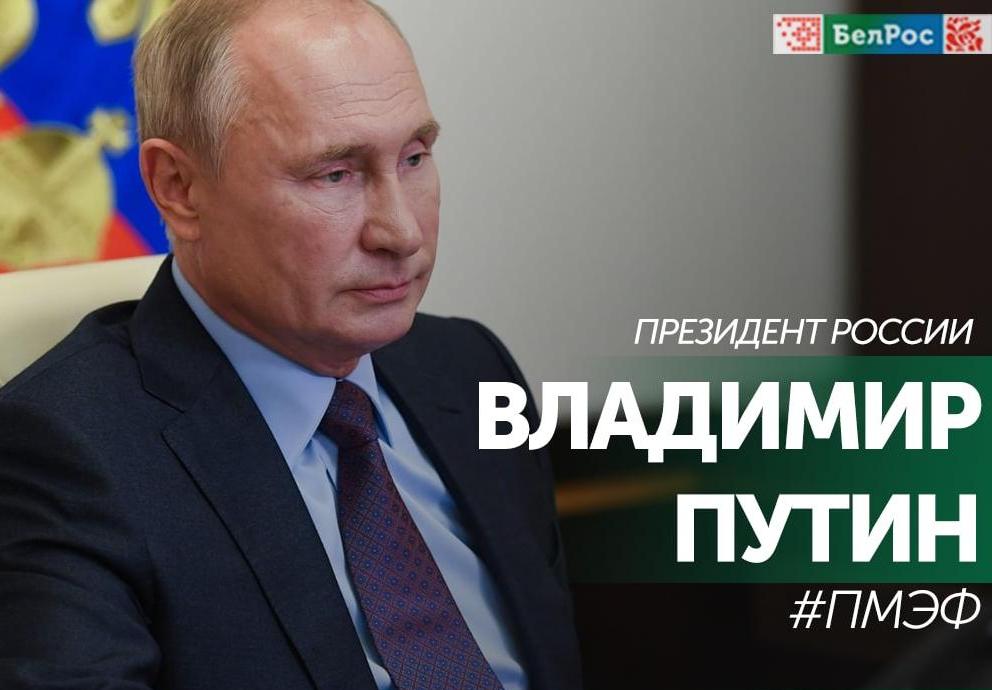 Владимир Путин выступит на пленарном заседании Петербургского международного экономического форума