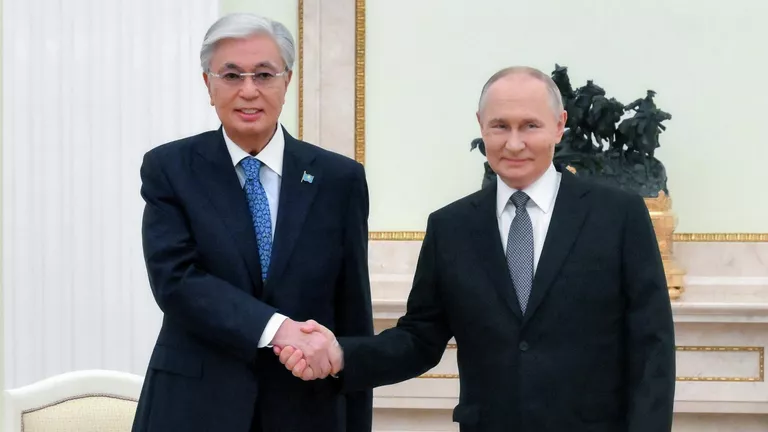 Владимир Путин встретился с Касым-Жомартом Токаевым