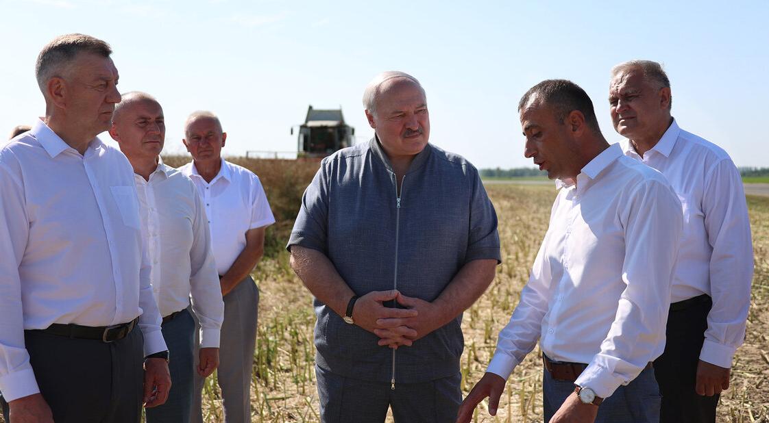 Лукашенко провел внеплановое инспектирование сельхозпредпритий в Минском районе 