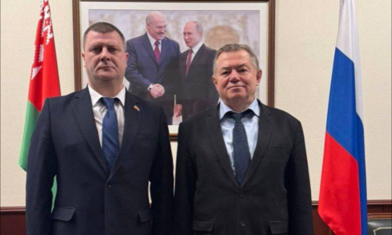  Посол Беларуси в России Юрий Селиверстов провел рабочую встречу с Государственным секретарем Союзного государства Сергеем Глазьевым