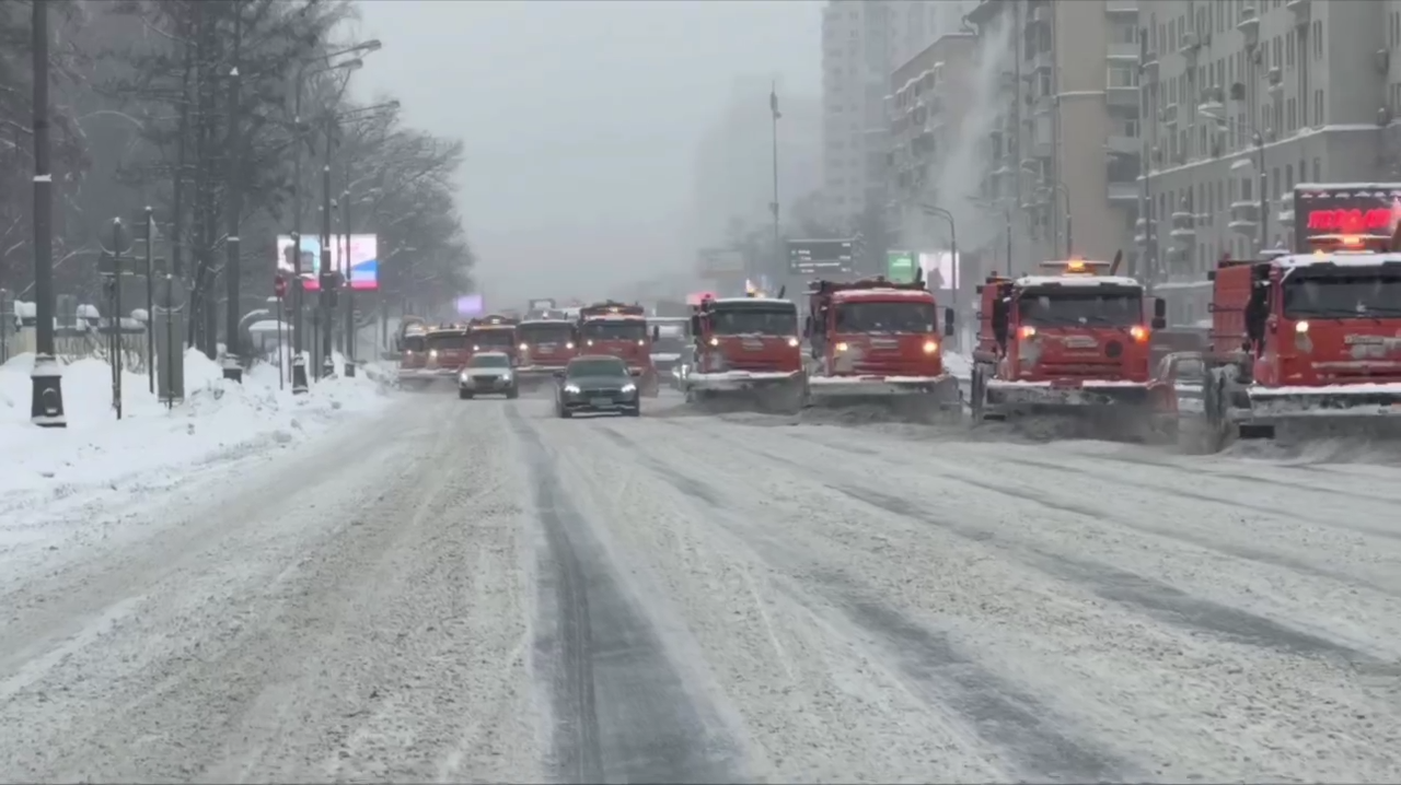 Снегопад за двое с половиной суток увеличил снежный покров в Москве на 22 см.