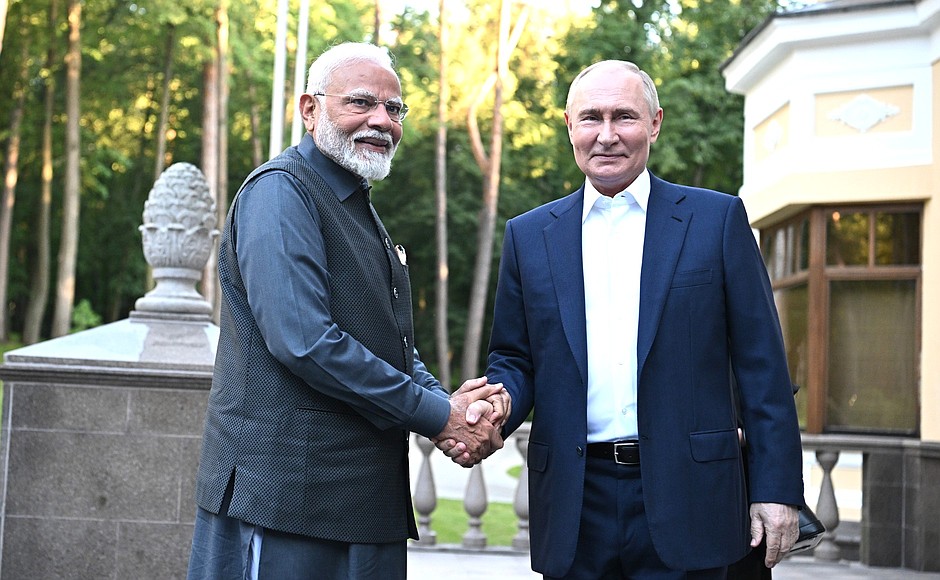 В Ново-Огареве прошла неформальная встреча Президента России и премьера Индии 