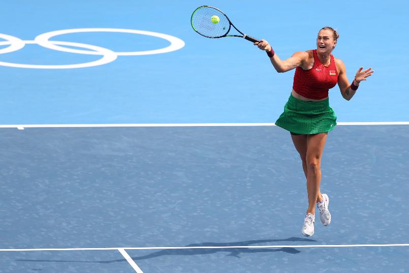  Белорусская теннисистка Арина Соболенко впервые стала финалисткой турнира серии "Большого шлема"