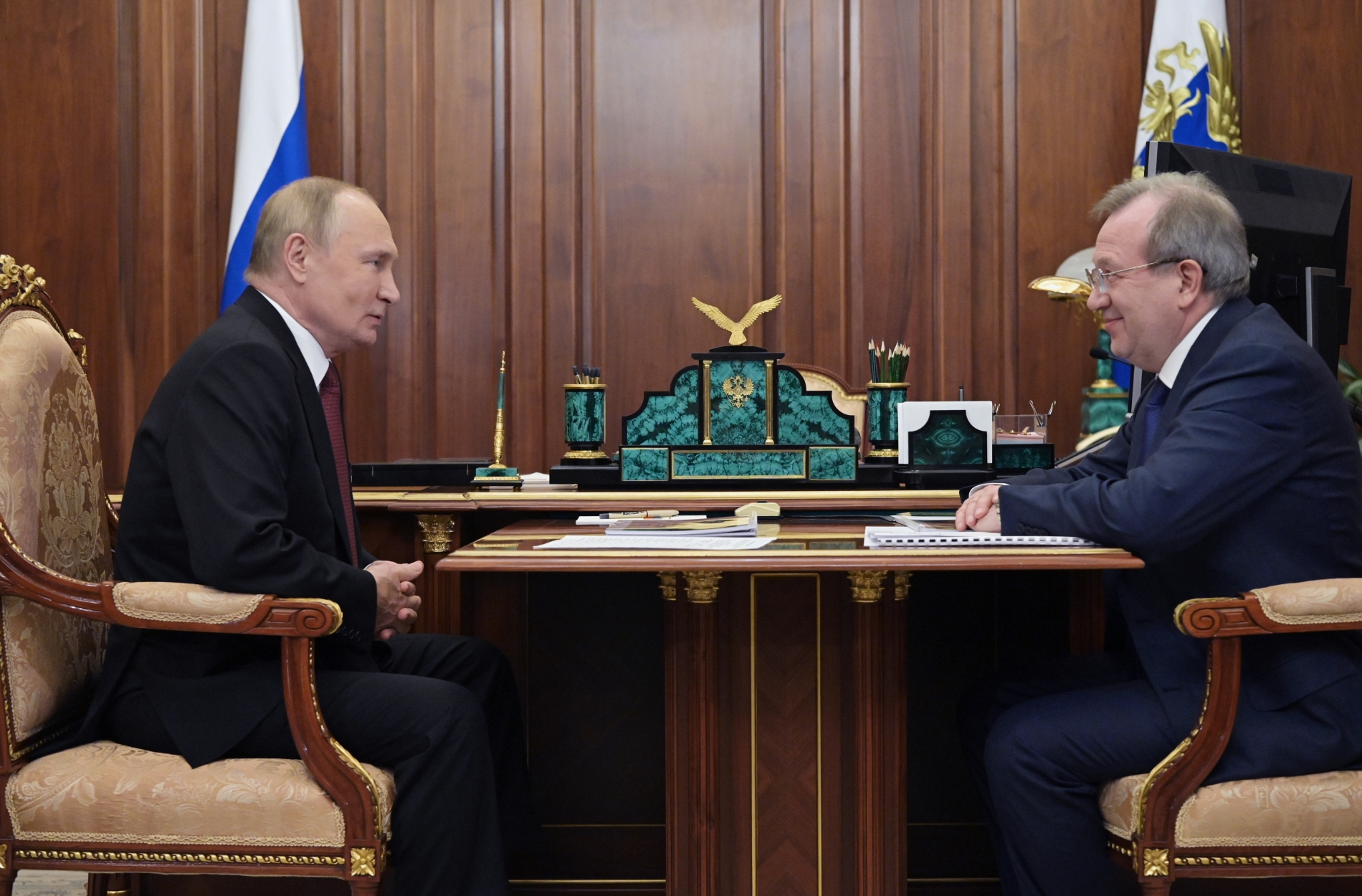 Владимир Путин провел первую встречу с новым руководителем РАН Геннадием Красниковым