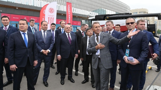 Главы правительств России и Беларуси приняли участие в работе международной промышленной выставки "Иннопром. Казахстан"