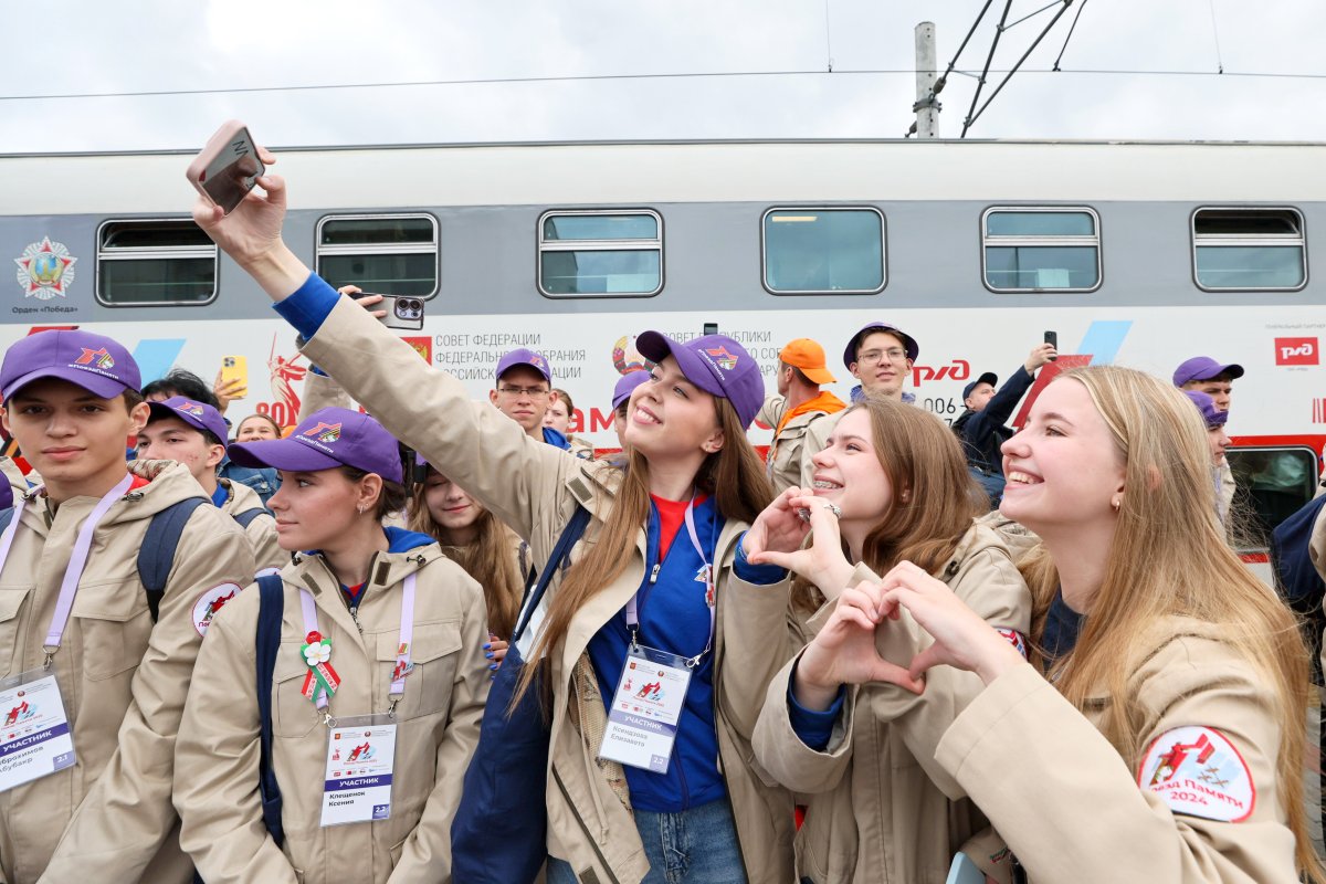 Гомель встретил юных участников "Поезда Памяти"