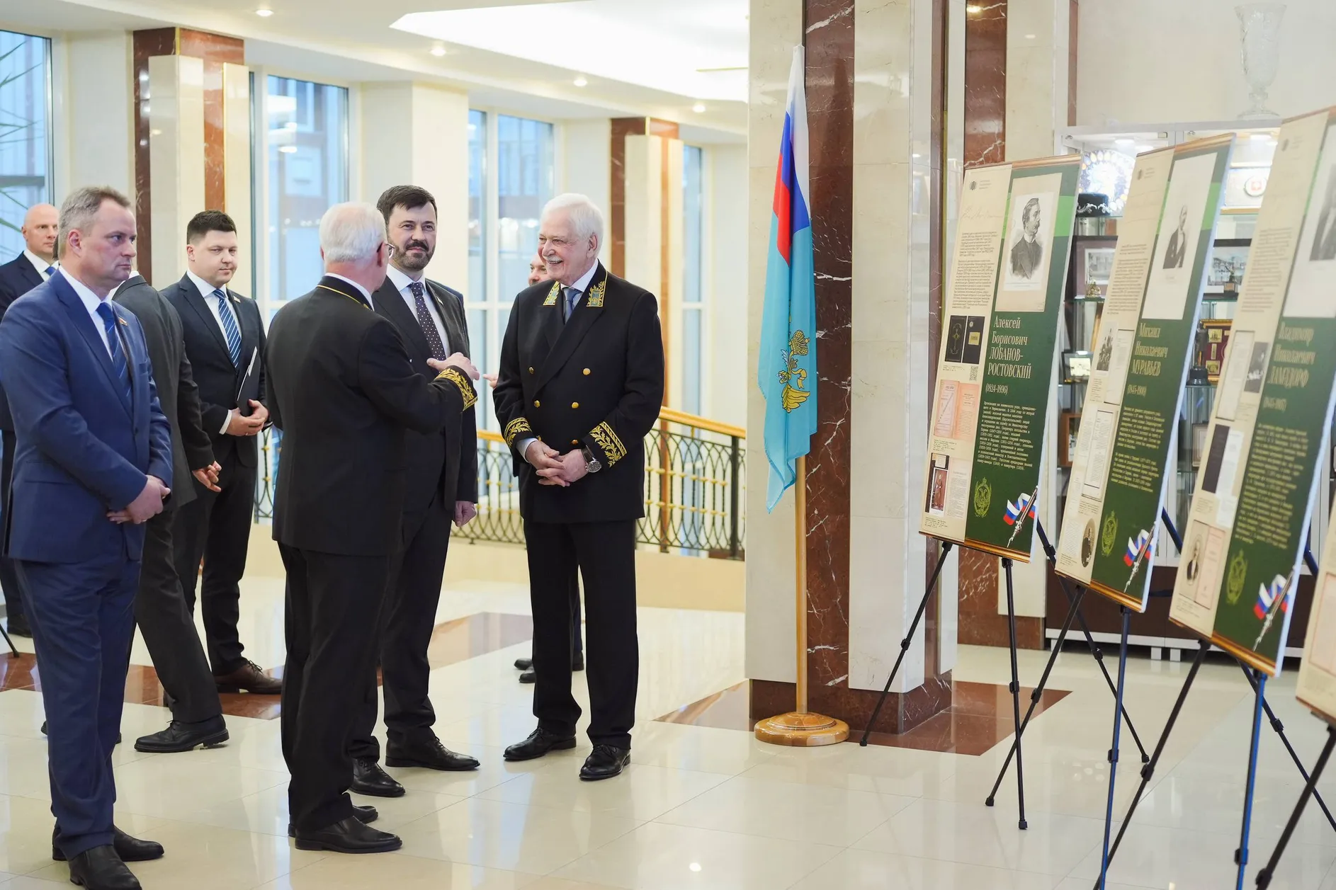 В Посольстве России в Беларуси открылась экспозиция «Три века Петербургской дипломатии»