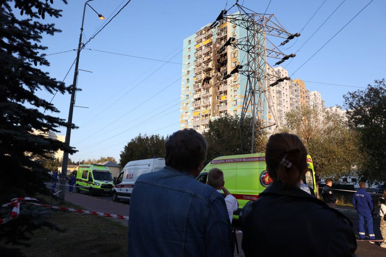 В подмосковном Раменском повреждены 54 квартиры из-за атаки БПЛА