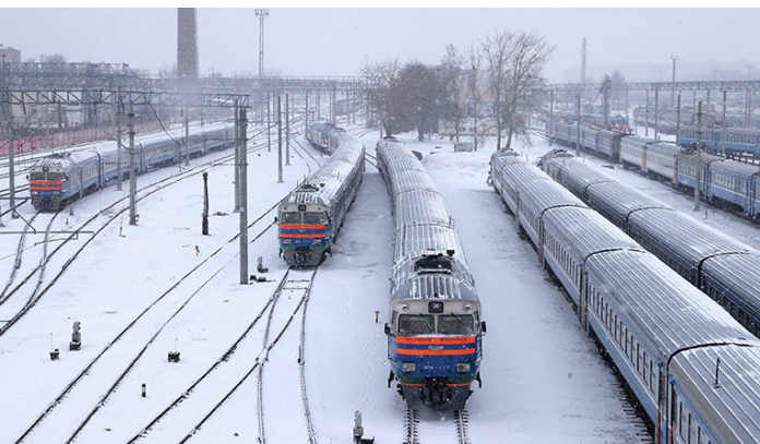  БЖД сообщает о задержке поездов в Минске из-за непогоды