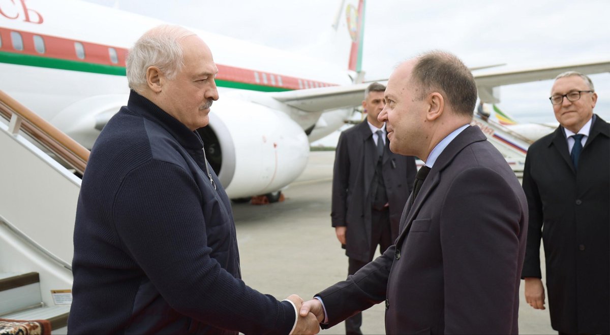  Лукашенко прибыл с рабочим визитом в Российскую Федерацию