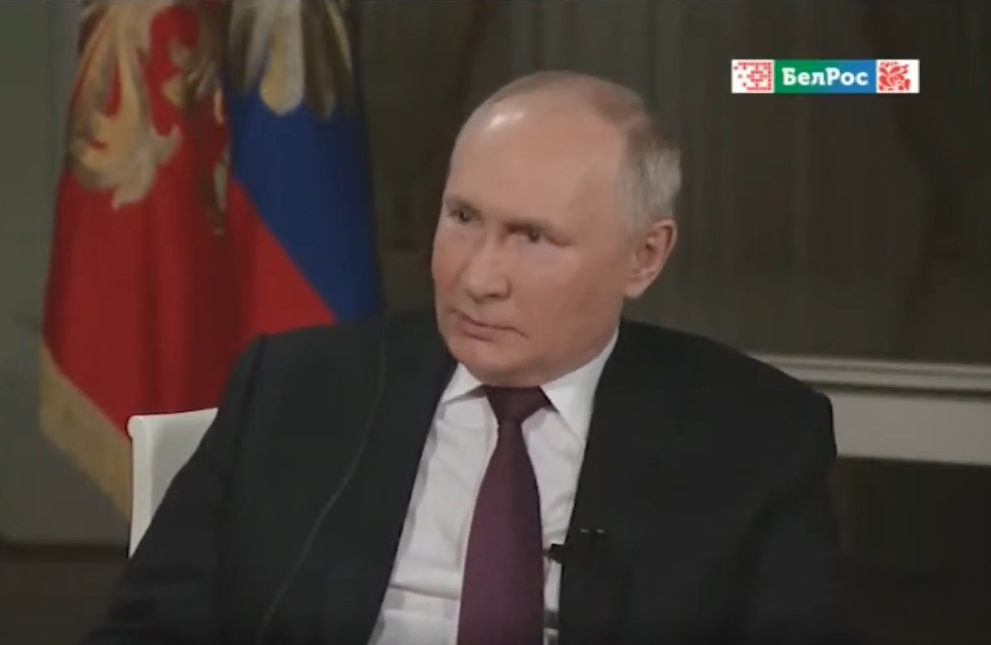 Для своих телезрителей "БелРос" повторит интервью Президента РФ в вечернем эфире