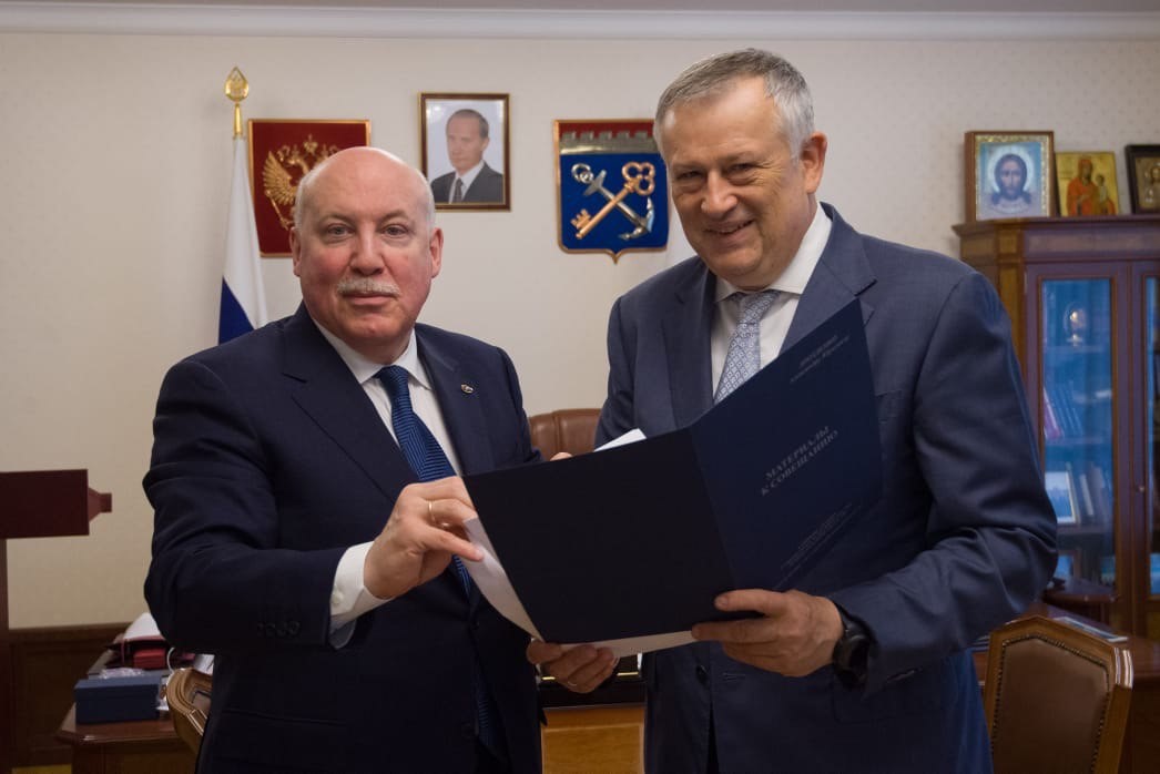 Госсекретарь Союзного государства  и глава Ленобласти обсудили взаимодействие российского региона с партнерами из Беларуси