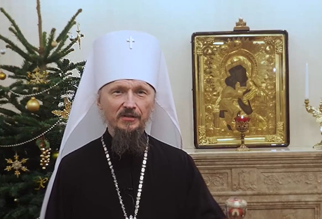 Митрополит Минский и Заславский Вениамин поздравил верующих с Рождеством и Новолетием