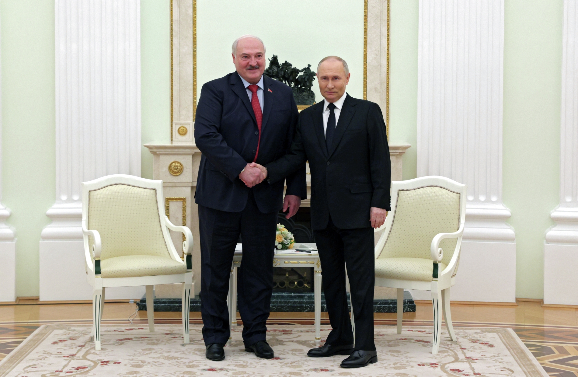 В Кремле прошли переговоры лидеров России и Беларуси