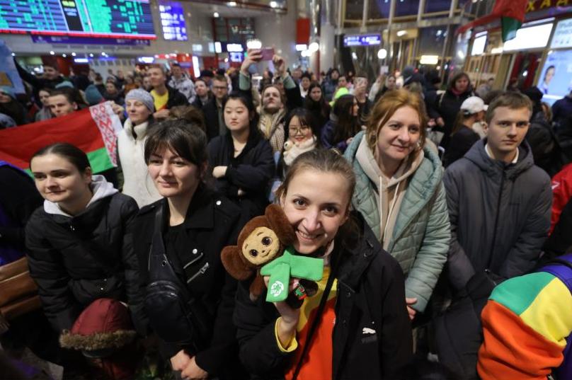  Представители Беларуси на Всемирном фестивале молодежи вернулись в Минск 
