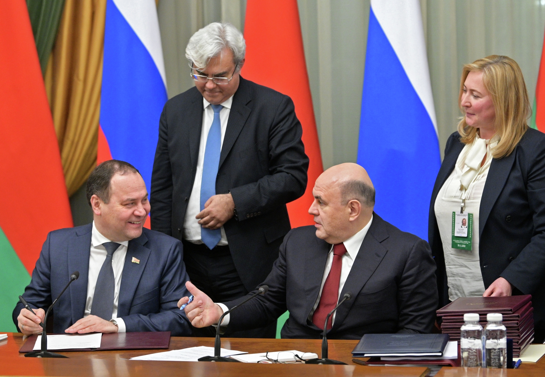 В Москве по итогам заседания Союзного Совмина подписан ряд документов