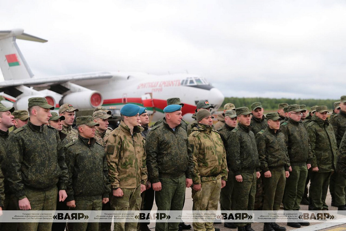 Военнослужащие Беларуси отправились на обучение в Россию